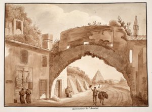 Foundations of the Aventine by Agostino Tofanelli